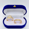 Set Romance de Lujo – Dúo en Oro 18K con Corte Lágrima