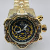 Reloj Deportivo de Cuarzo para Hombre INVIC - Esfera Grande y Correa de Acero Dorado