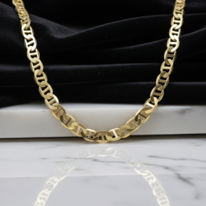 Cadena de 60 cm Bañada en Oro 14K