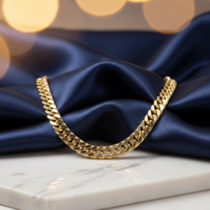 Cadena Elegante de 60 cm Bañada en Oro 14K - Elección Sofisticada