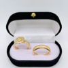Set Corazón Imperial – Anillos en Oro 18K con Detalle Realzado