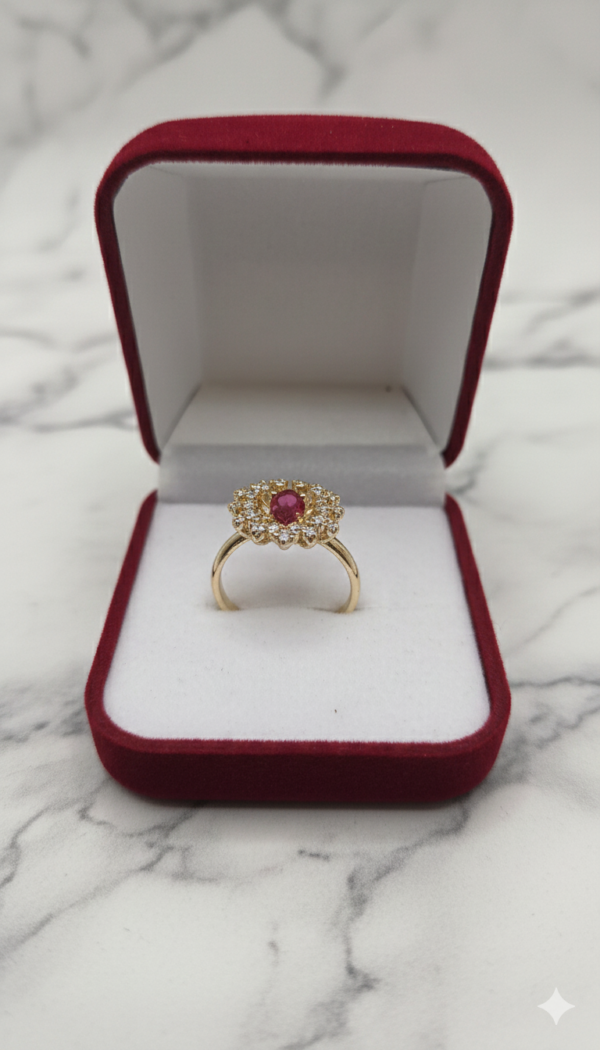 Anillo Crown Ruby – Brillo Real