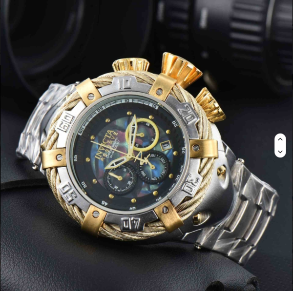 Invicta Reserve Subaqua Noma Chronograph – Two Tone Steel & Gold Mother of Pearl Edition