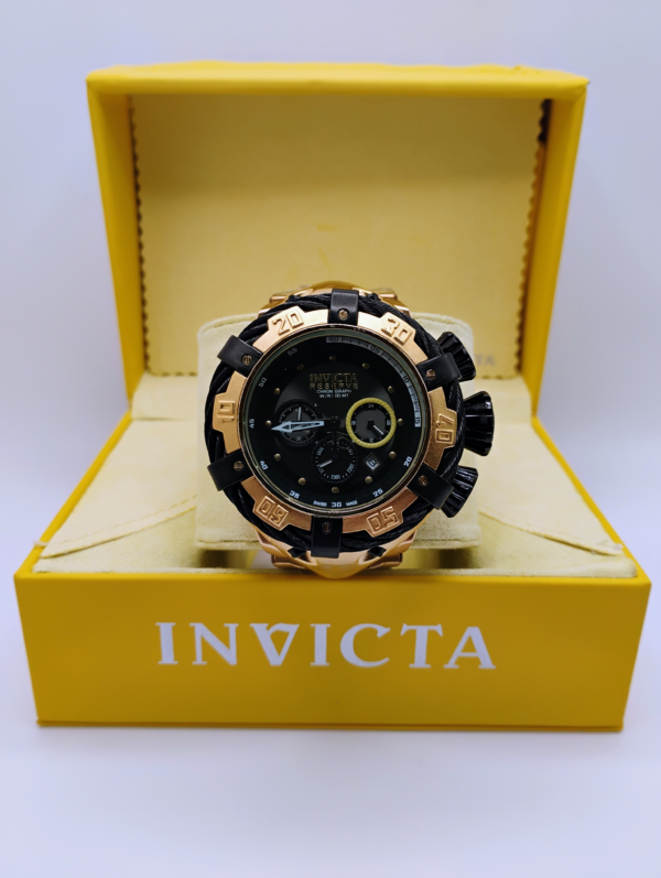 Invicta Reserve Subaqua Noma Chronograph – Black & Gold Heavy Edition