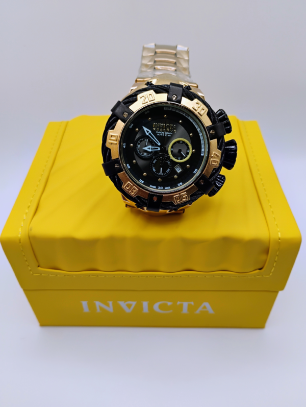 Invicta Reserve Subaqua Noma Chronograph – Black & Gold Heavy Edition