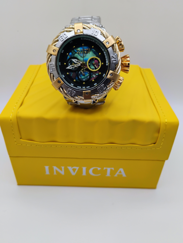 Invicta Reserve Subaqua Noma Chronograph – Two Tone Steel & Gold Mother of Pearl Edition