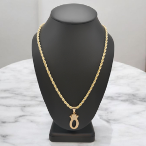 Cadena “Royal O” Bañada en Oro 18K