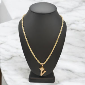 Cadena “Royal V” Bañada en Oro 18K