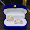 Set Romance de Lujo – Dúo en Oro 18K con Corte Lágrima