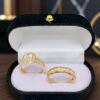 Set Romance de Lujo – Dúo en Oro 18K con Corte Lágrima