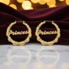 Aros “Princesa” Bambú 14K