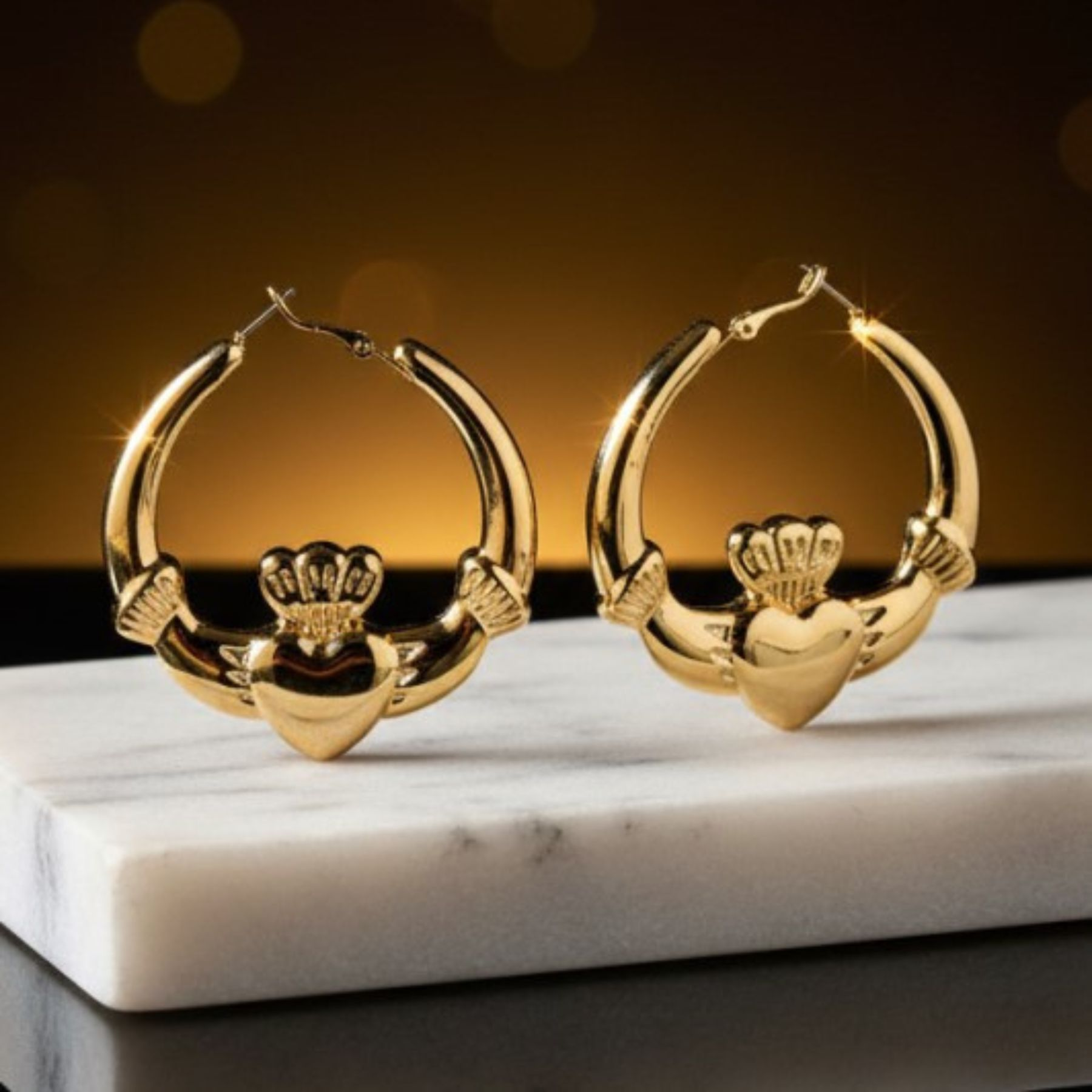 Aros Corazón Eterno 14K