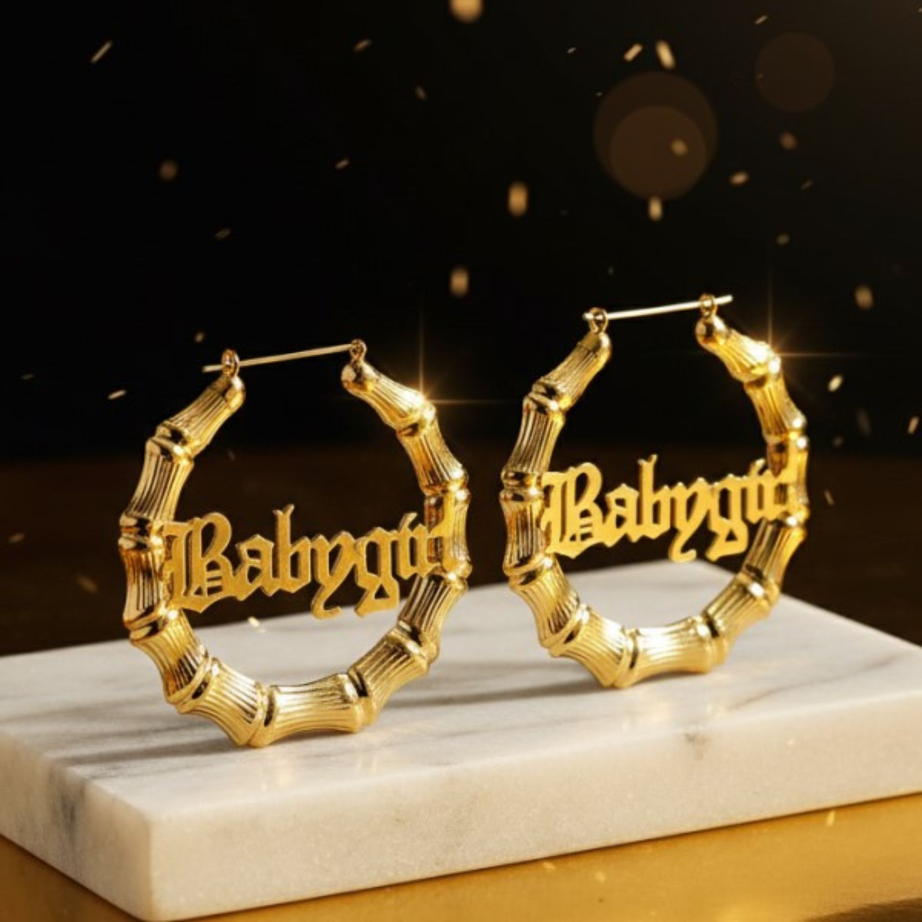 Aros BabyGirl Bamboo 14K