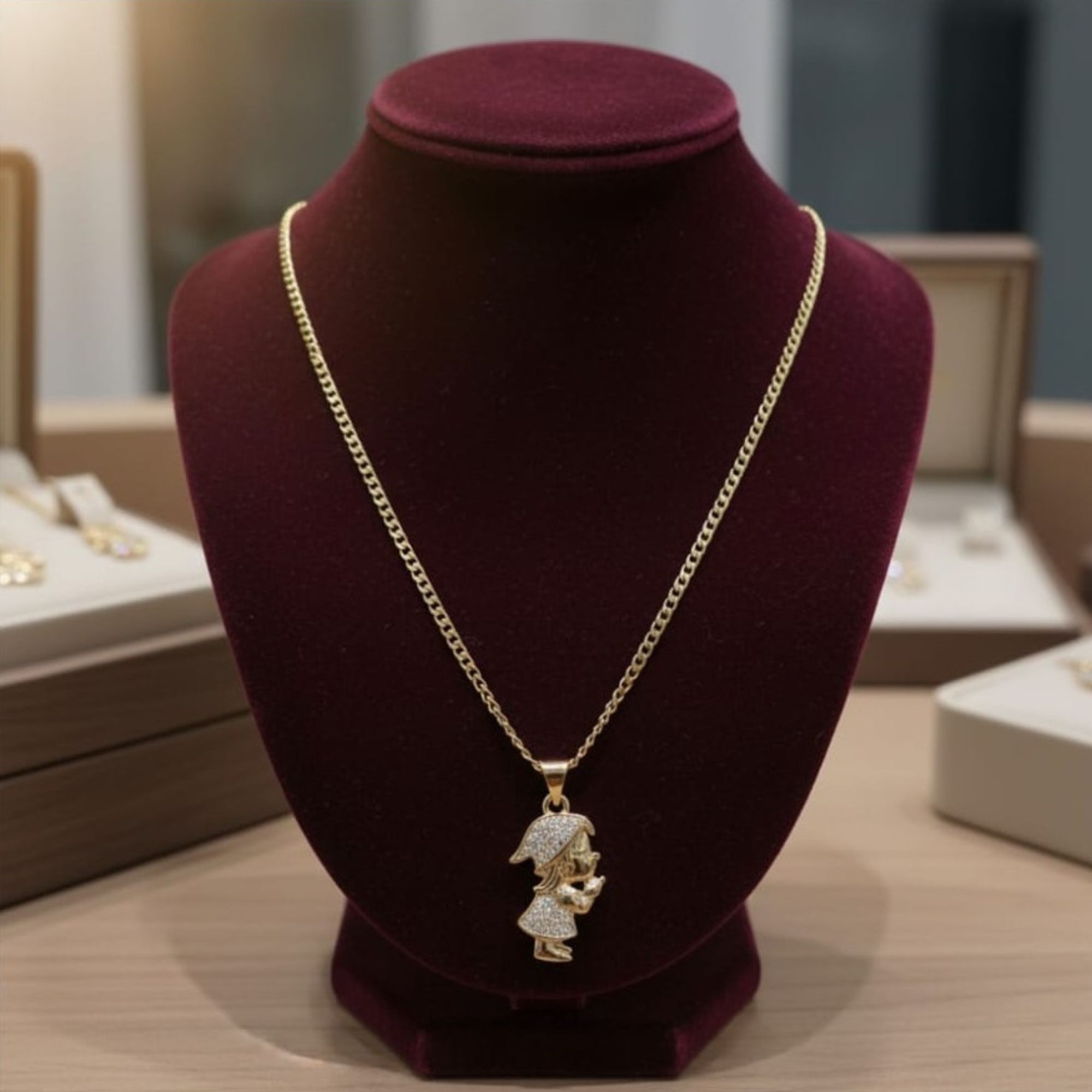 Cadena Bañada en Oro 14K