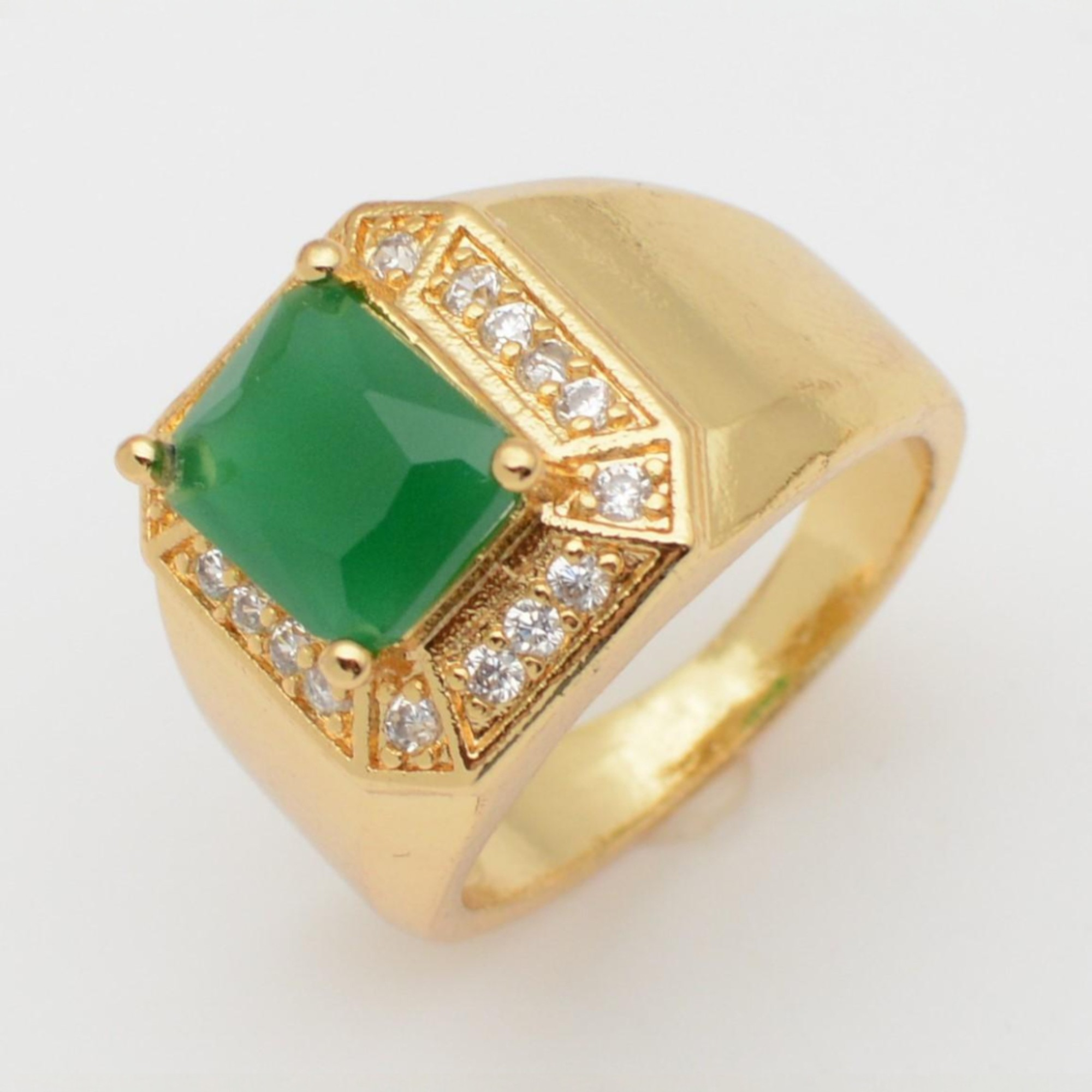 Anillo Elegante en Oro Laminado 14K con Piedra