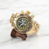 Reloj Deportivo Dorado Intenso para Hombre – Diseño Tipo Invicta