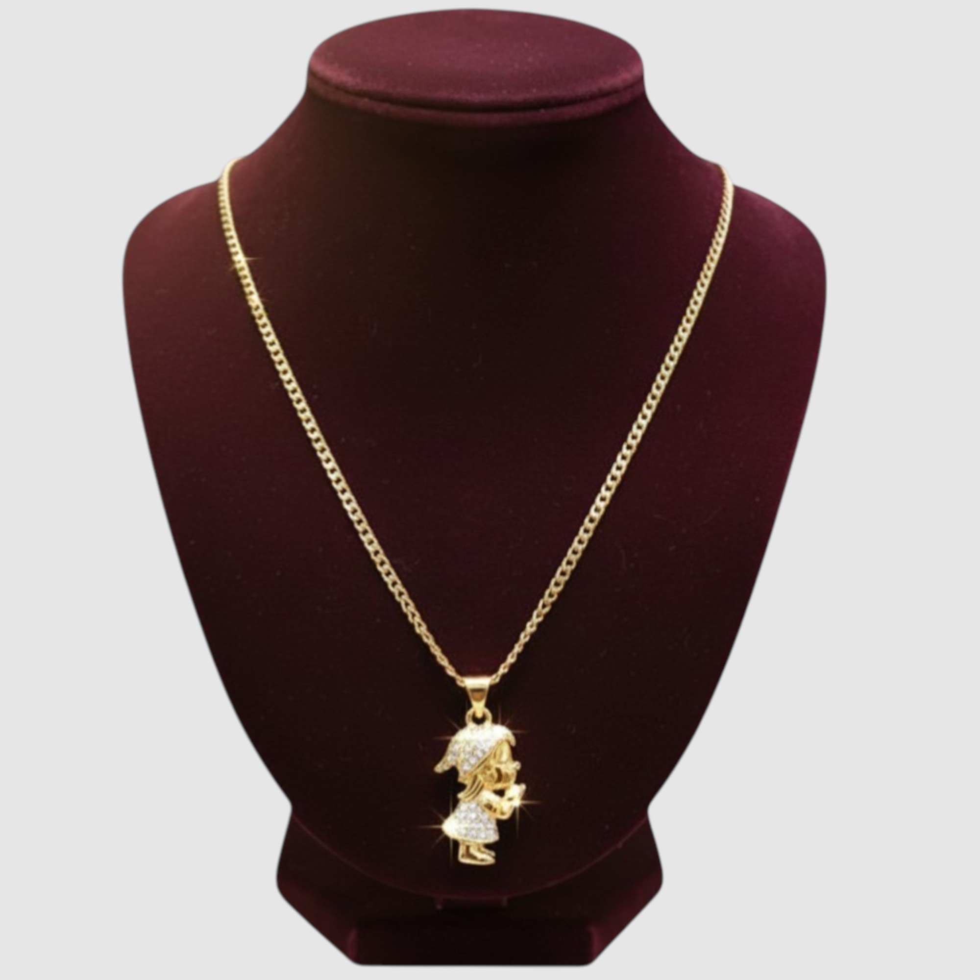 Cadena en oro laminado 14K con dije decorativo