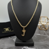 Cadena Rope Crown Inicial “J”