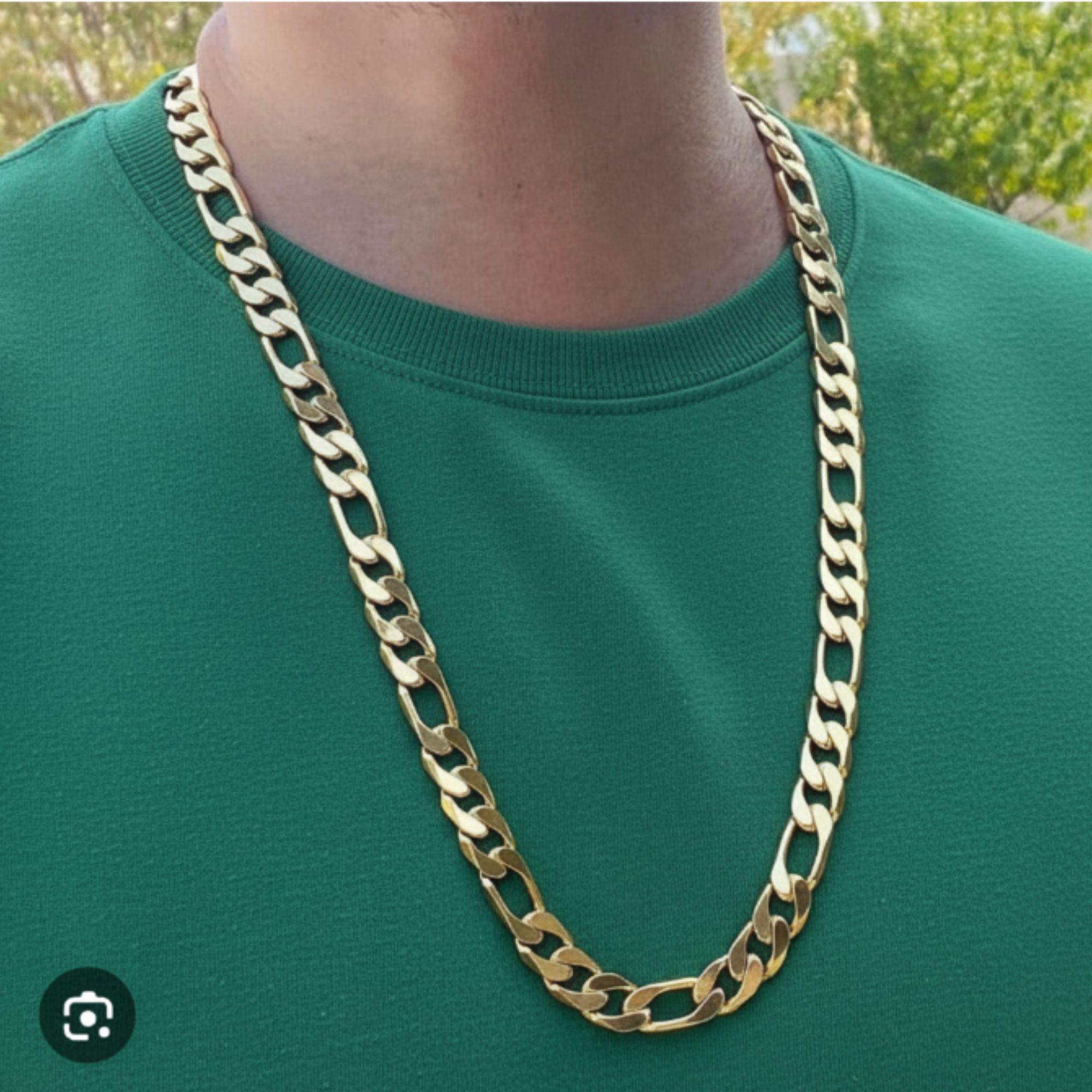 Cadena Dorada Tipo Figaro – Clásica, Fina y Elegante