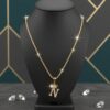 Cadena “Royal N” Bañada en Oro 18K