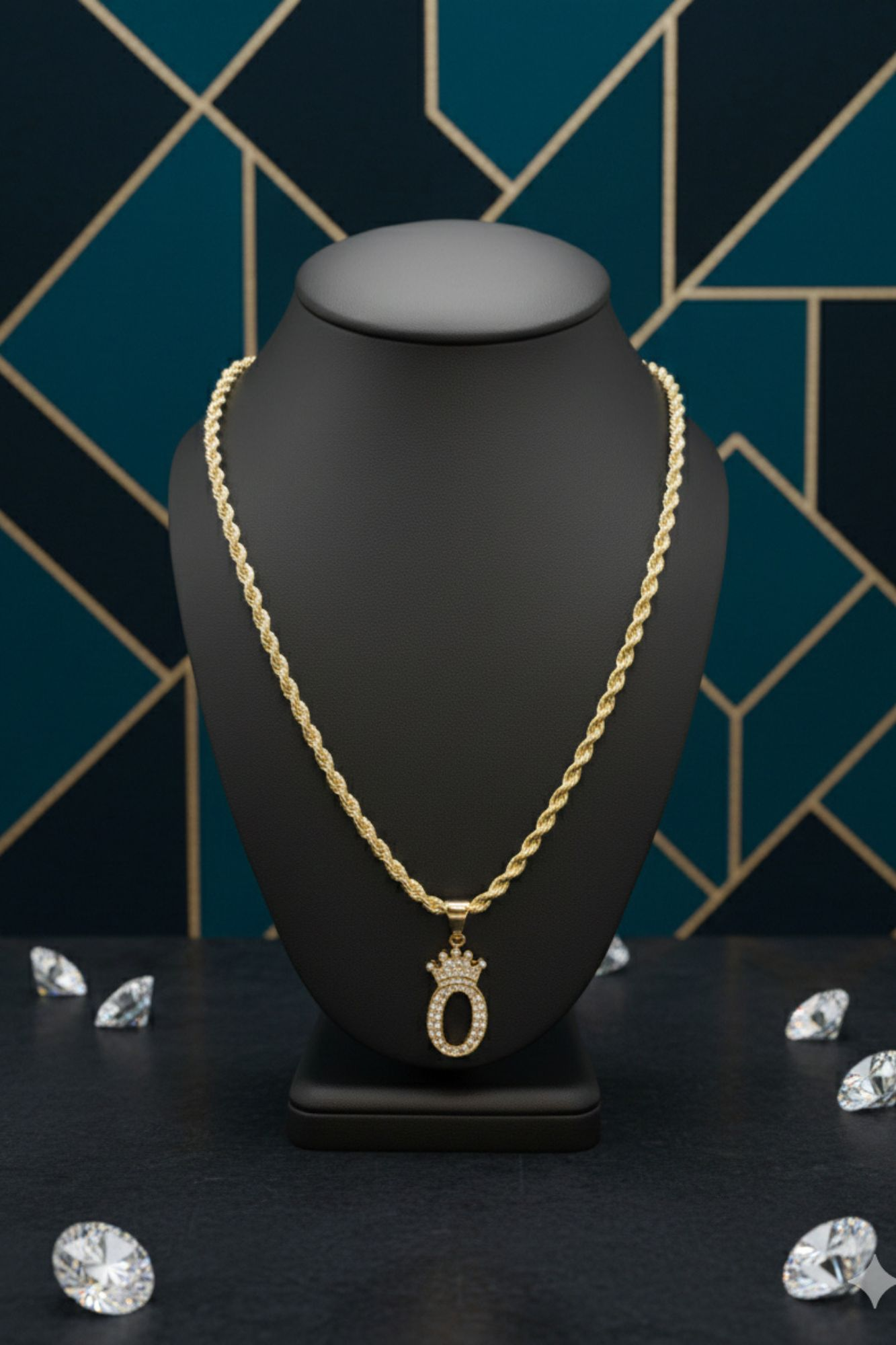 Cadena “Royal O” Bañada en Oro 18K