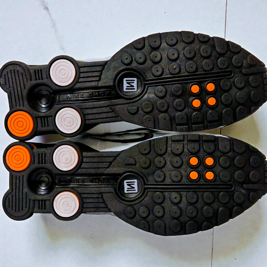 Nike Shox Turbo+ White & Orange Edition