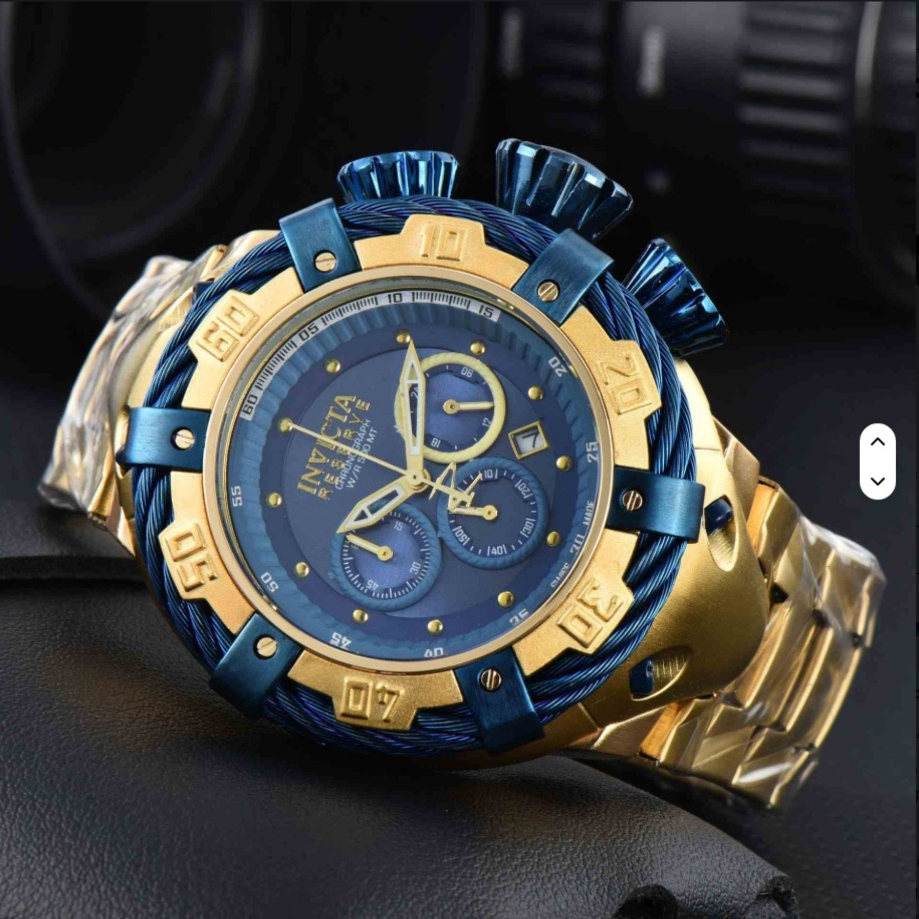 Invict Reserve Subaqua Noma Chronograph – Blue & Gold Premium Edition