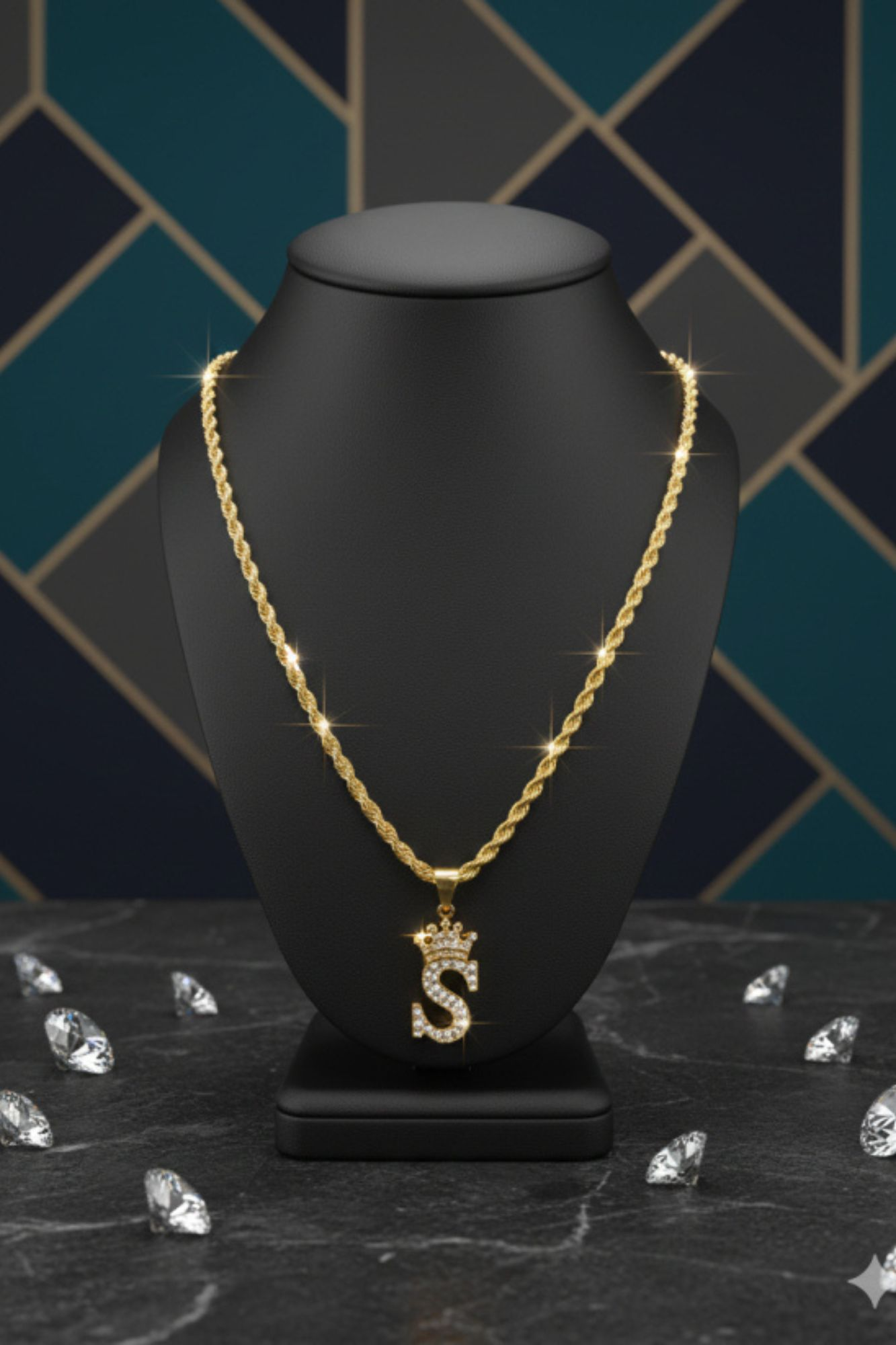 Cadena “Royal S” Bañada en Oro 18K