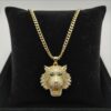 Cadena Dorada con Dije de Tigre – Fuerza, Estilo y Elegancia
