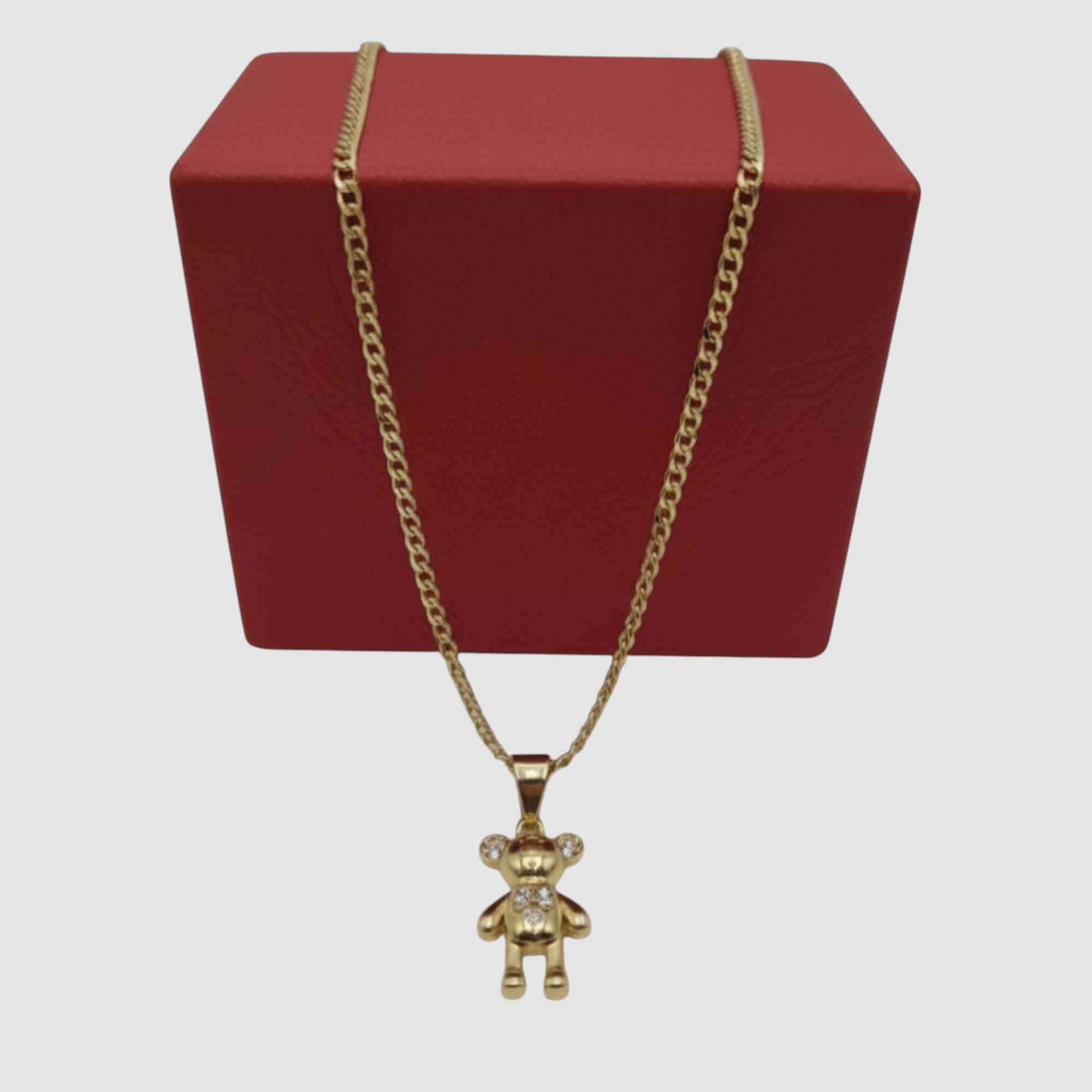 Cadena con dije infantil en oro laminado 14K