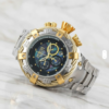 Reloj Estilo Reserve Subaqua Plata y Dorado | Diseño Tipo Invicta