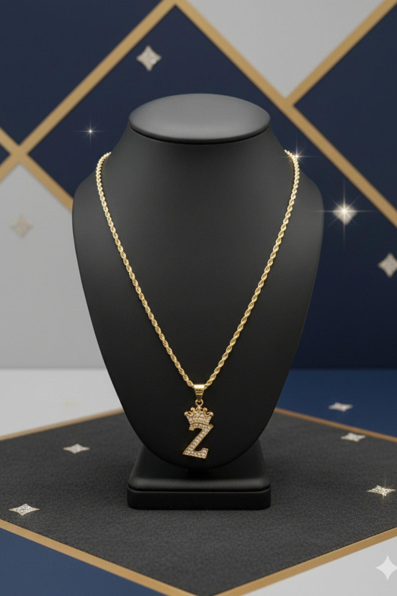 Cadena “Royal Z” Bañada en Oro 18K