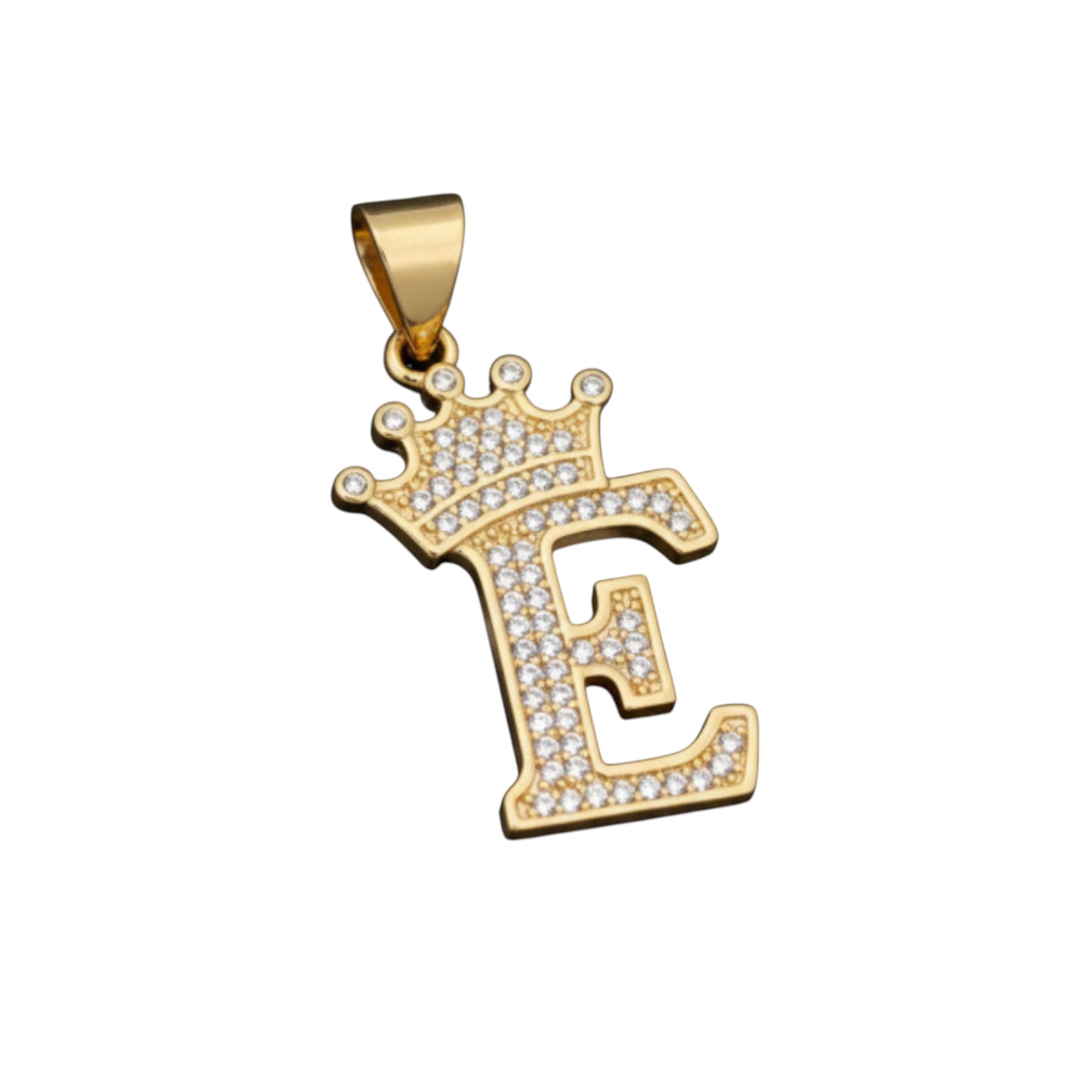 Dije de Inicial A-Z en Oro Laminado 14K Elegante y Moderno