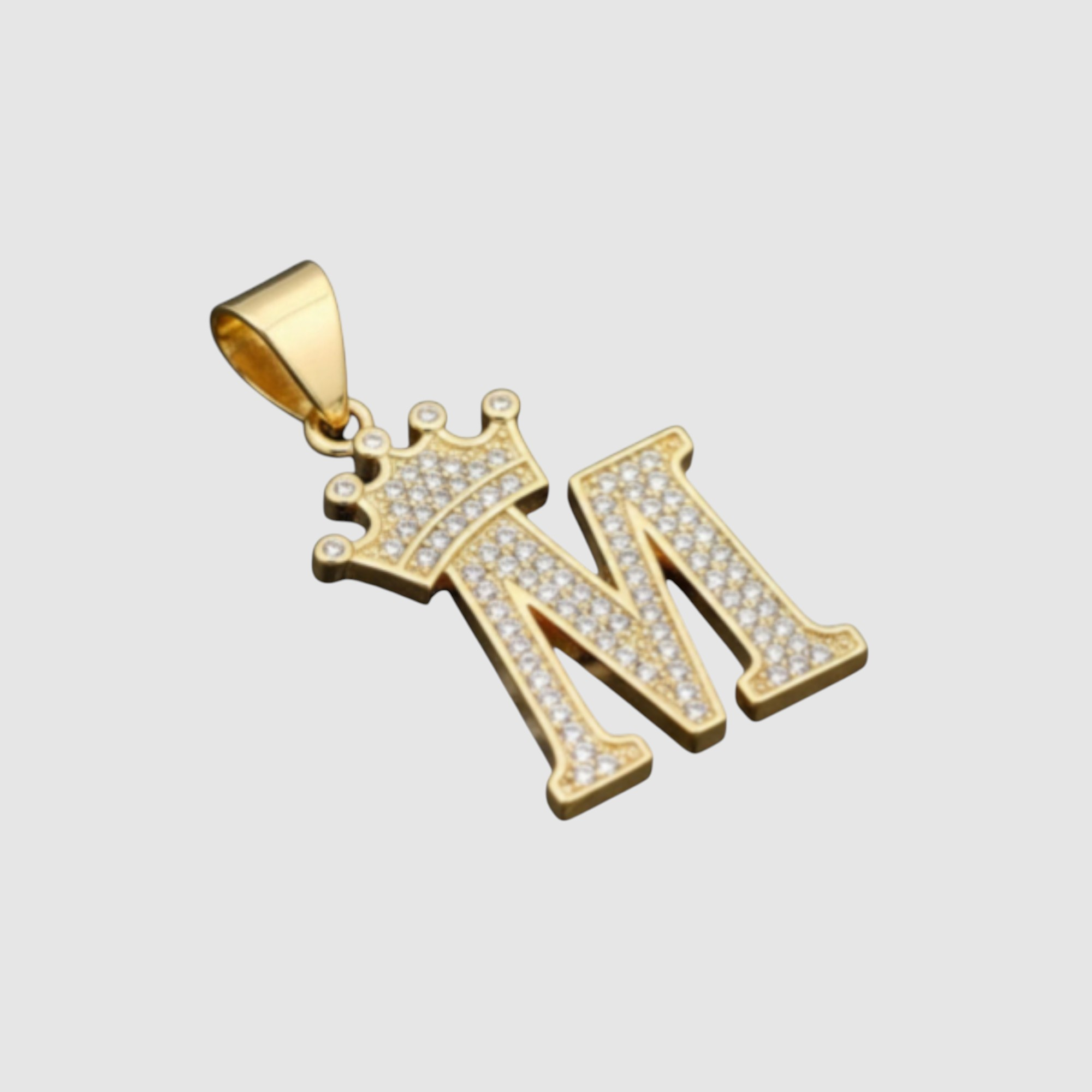 Dije de Inicial A-Z en Oro Laminado 14K Elegante y Moderno